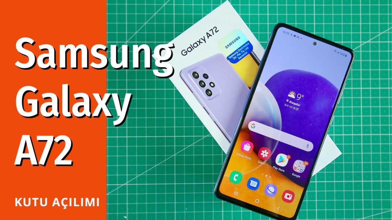 Samsung Galaxy A72 Kutu Açılımı: 4999 TL'lik yeni Android telefon ile ilk karşılaşma