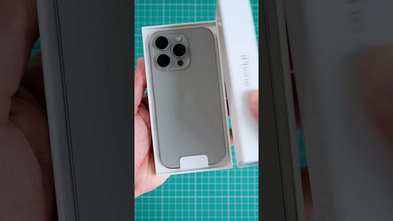 1 dakikada iPhone 16 Pro kutusundan çıkıyor! #shorts #iphone16pro
