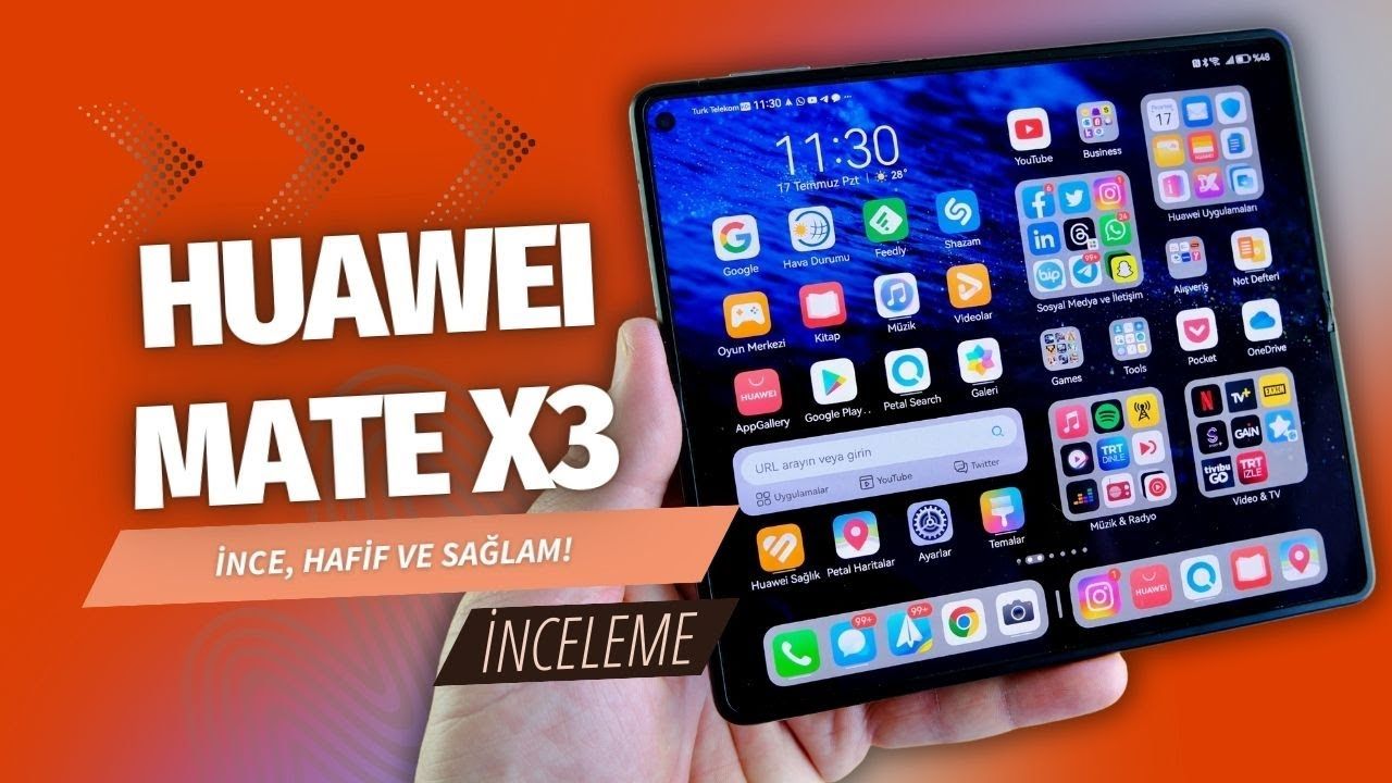 İnce, hafif ve sağlam! Huawei Mate X3 inceleme