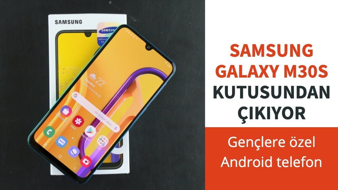 Samsung Galaxy M30s Kutu Açılımı: Gençlere özel Android telefon
