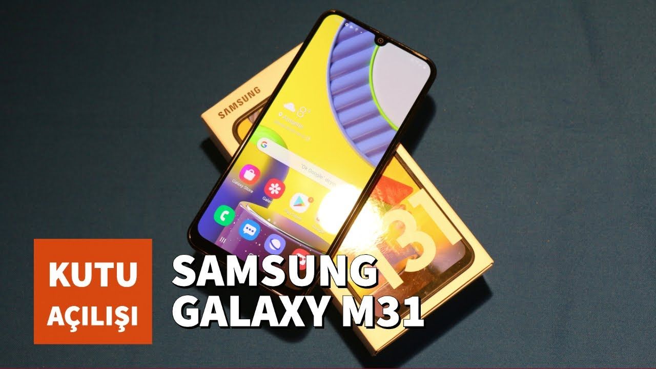 Samsung Galaxy M31 Kutu Açılımı