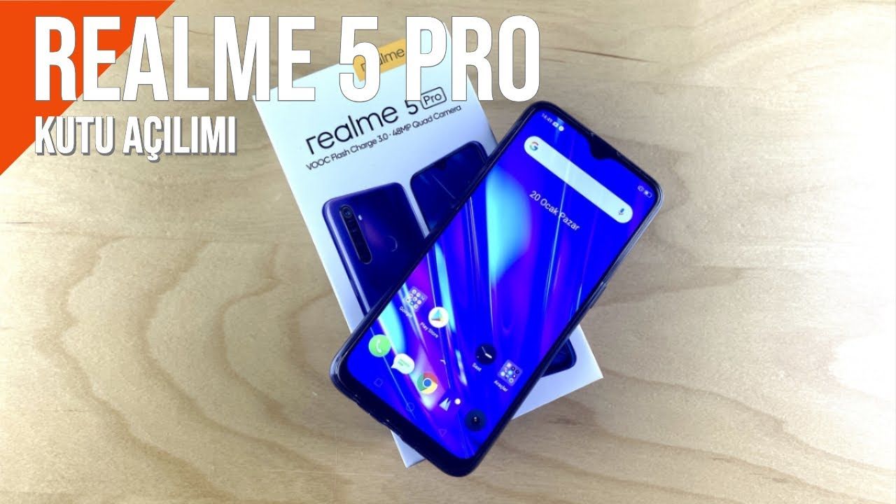 Realme 5 Pro Kutu Açılımı: Kurulum zahmeti yok!