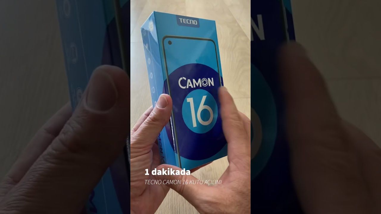 1 dakikada TECNO Camon 16 kutu açılımı