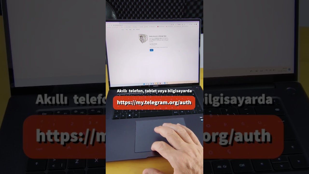 #Telegram hesabı nasıl silinir? #shorts