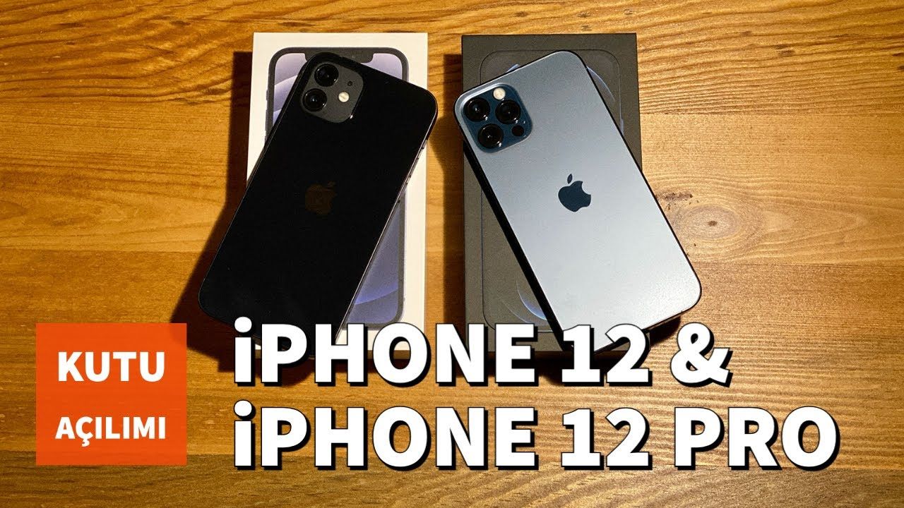 iPhone 12 ve iPhone 12 Pro Kutu Açılımı ve Kutu İçeriği
