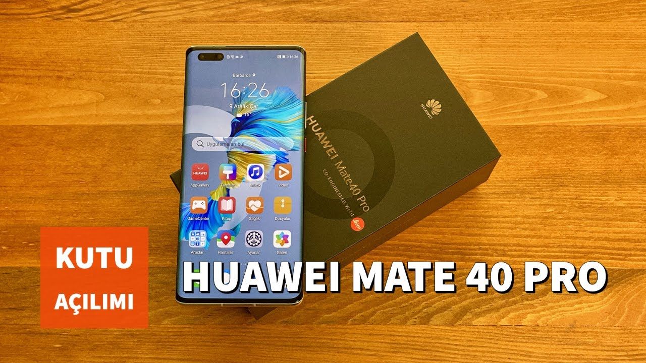 Huawei Mate 40 Pro kutu açılımı, kutu içeriği ve özellikleri