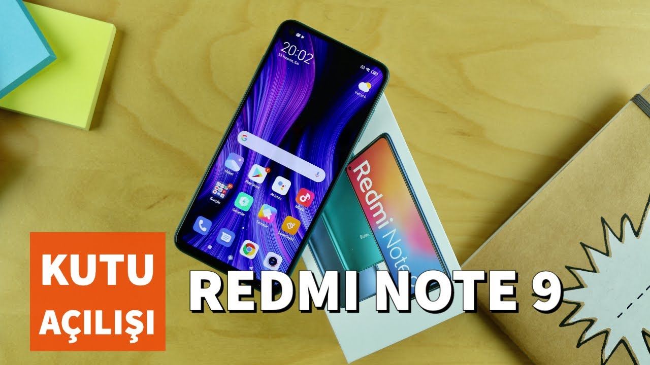 Redmi Note 9 Kutu Açılımı
