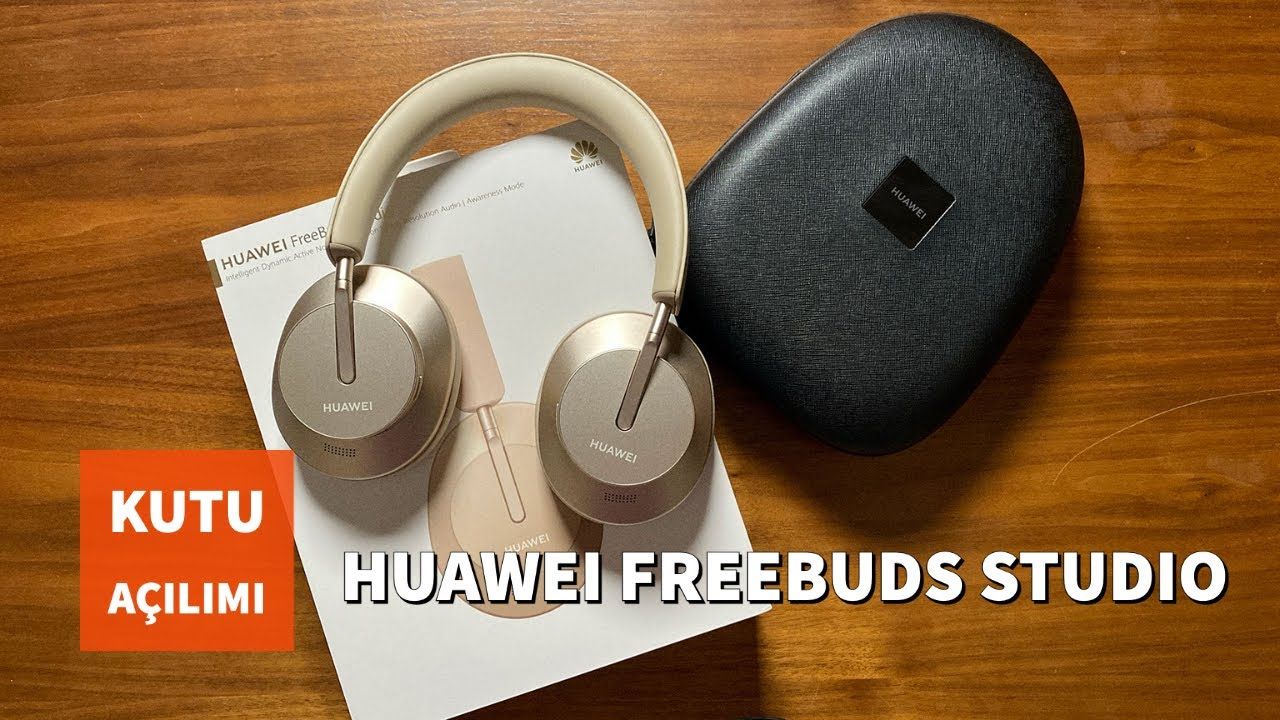 Huawei FreeBuds Studio Kutu Açılımı: Kutu içeriği ve ilk yorumlar