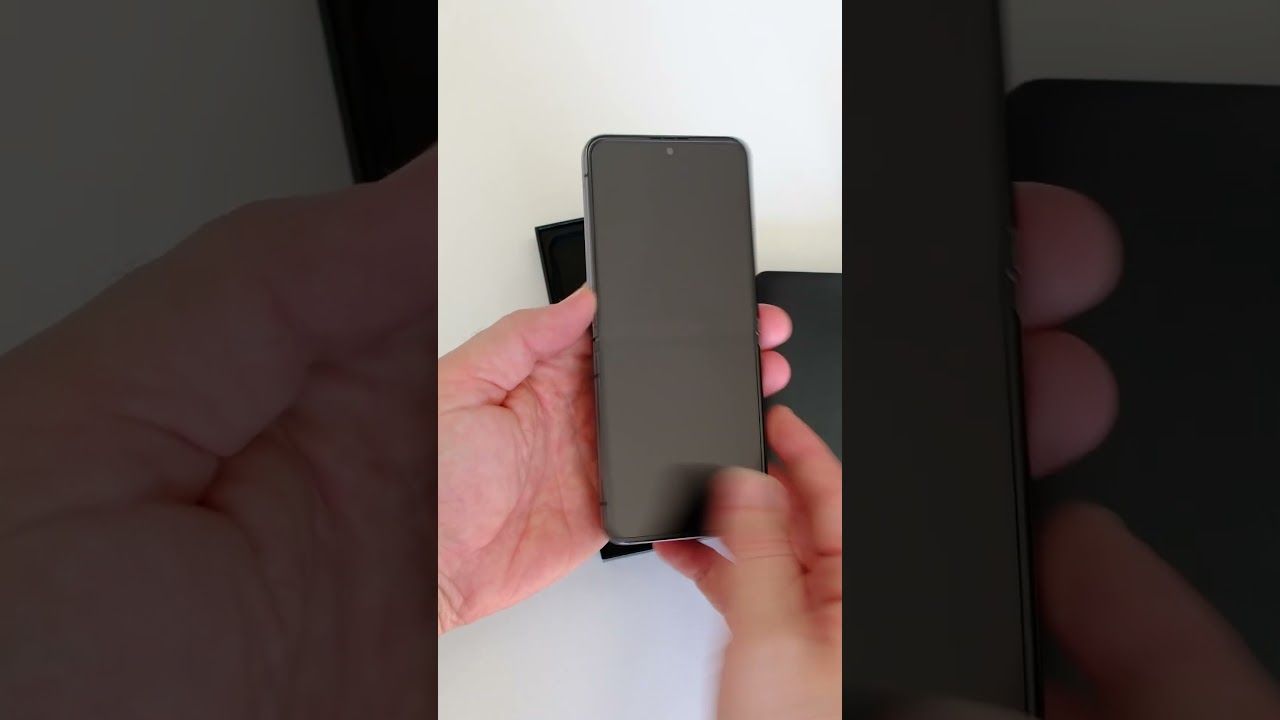 1 dakikada Samsung Galaxy Z Flip 5 kutu açılımı #shorts #unboxing