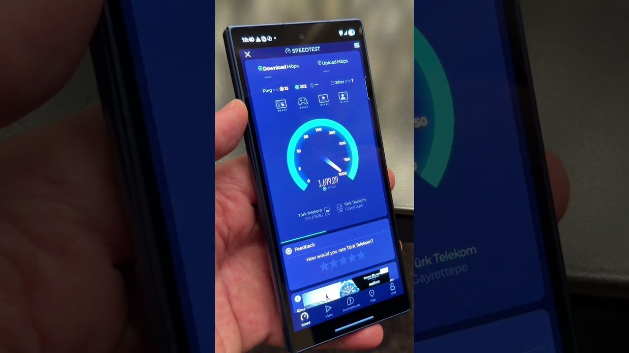 Türk Telekom 5G ile hız testi. #5G #shorts