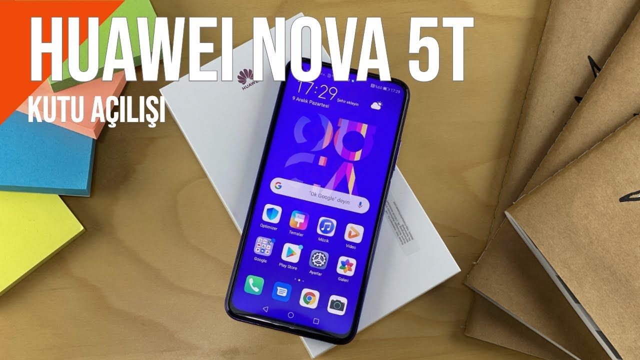 Huawei Nova 5T Kutu Açılımı: Eksiksiz Android isteyenlere müjde!