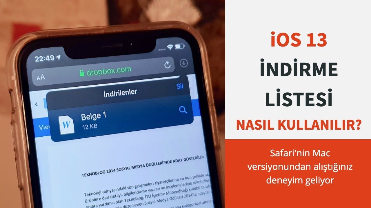 iOS 13: Safari'ye eklenen indirme listesi nasıl kullanılır?