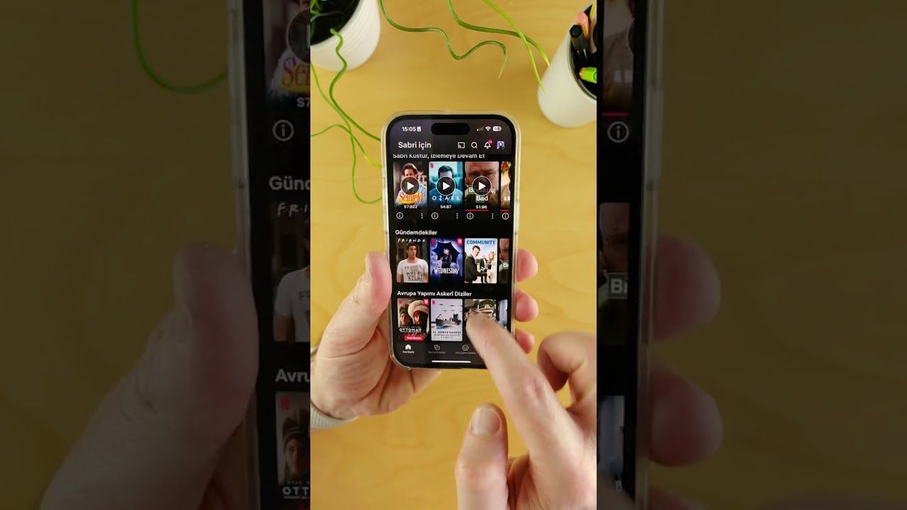 Aylık ücretleri yeniden artan Netflix'in iPhone uygulaması yenilendi #Shorts #Netflix