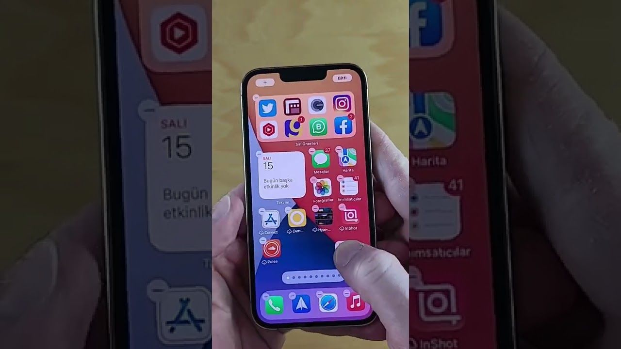 iPhone #Shorts İpucu: Ana ekranı düzenlemenin kolay bir yolu