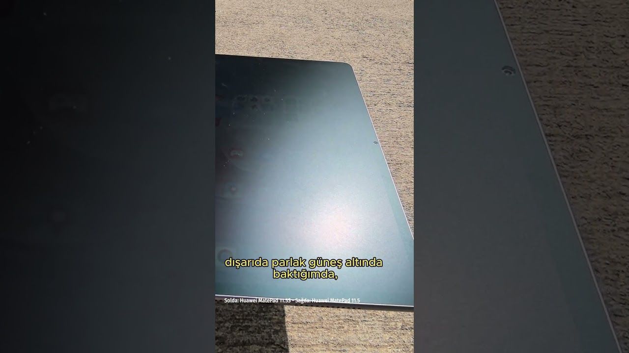 Huawei MatePad 11.5S'in PaperMatte ekran teknolojisi ile her ortamda kağıt benzeri görüş! #shorts