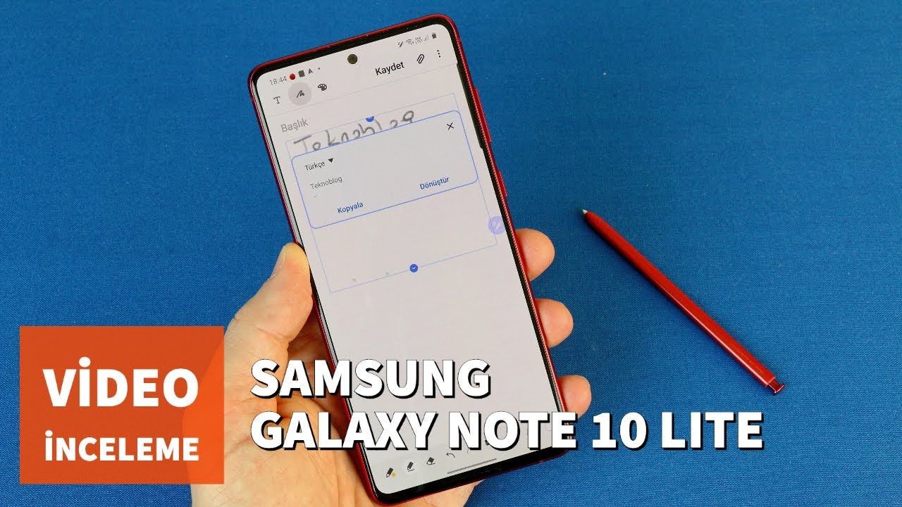Samsung Galaxy Note 10 Lite İncelemesi