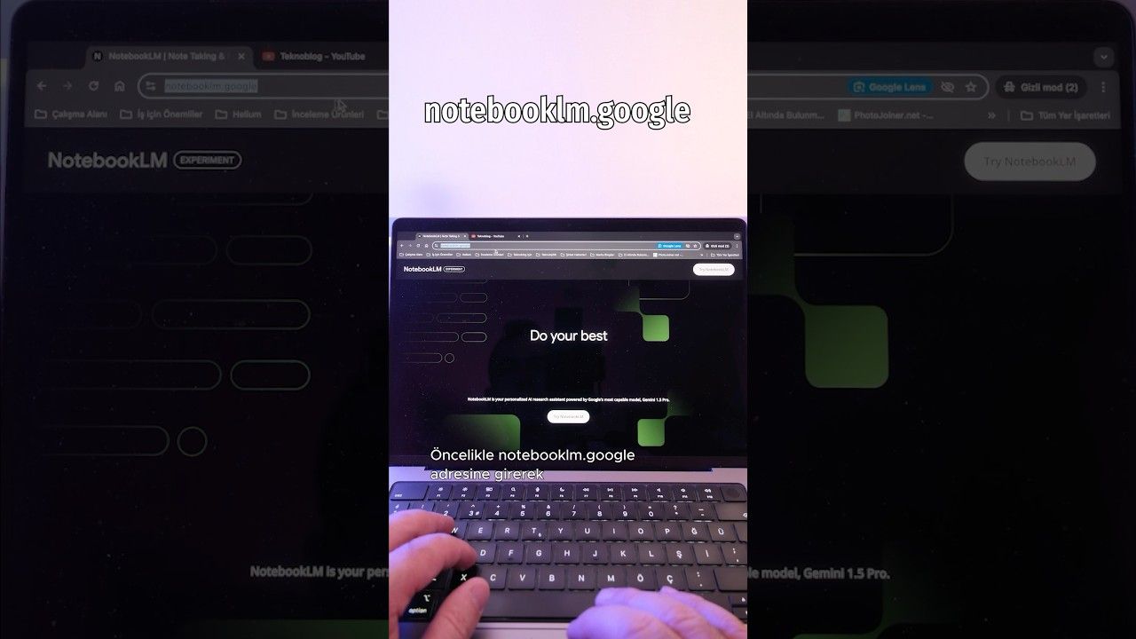 Google’ın NotebookLM aracı ile bir YouTube videosuyla sohbet edin! #shorts