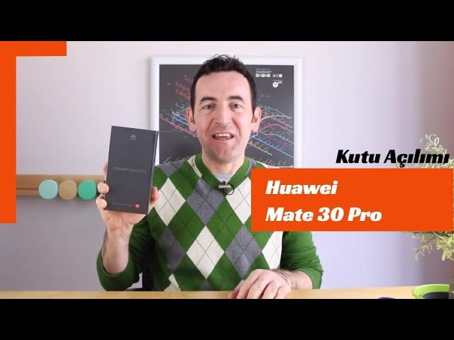 Huawei Mate 30 Pro Kutu Açılımı: Farklı bir kurulum ve ilk tur