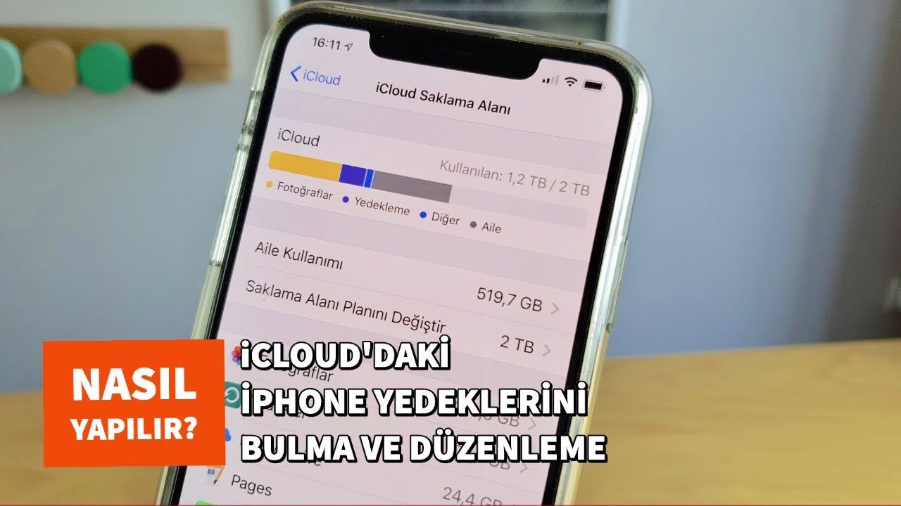 iCloud'daki iPhone yedeği nasıl bulunur ve düzenlenir?
