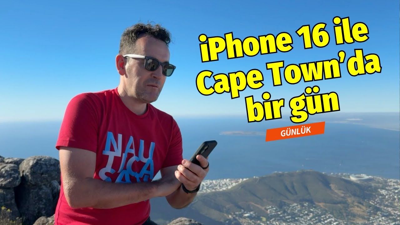 iPhone 16 ile Cape Town'da bir gün! (VLOG)