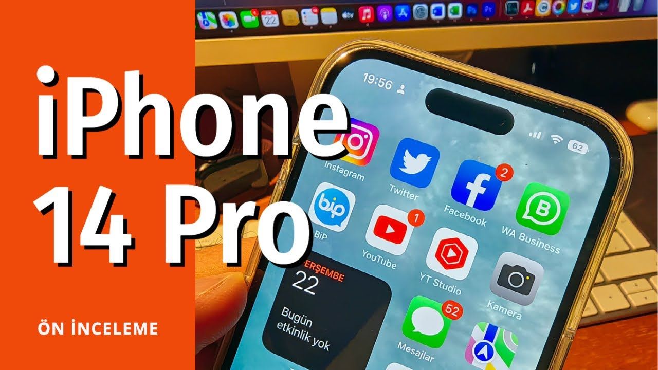 iPhone 14 Pro ön inceleme ve kutu içeriği