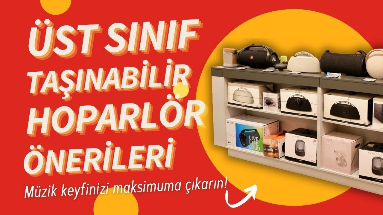 En İyi Üst Sınıf Taşınabilir Hoparlörler Karşılaştırması: Harman Kardon, JBL, Sony ve diğerleri