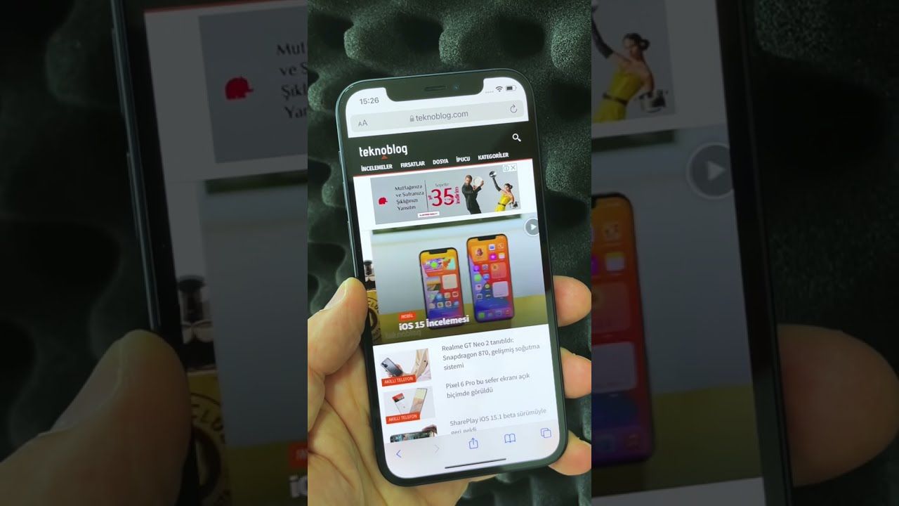 iOS 15 hızlı ipucu: Safari’de adres çubuğu nasıl üste taşınır? #shorts