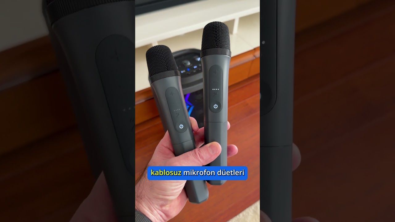 Yılbaşı karaoke partisi için mükemmel hoparlör #hoparlör #ai