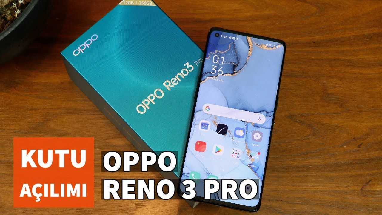 Oppo Reno 3 Pro Kutu Açılımı ve Kutu İçeriği