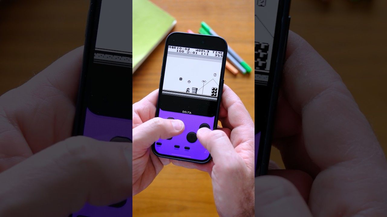 Delta ile Game Boy oyunlarını iPhone’da oynayın! #shorts #iphone