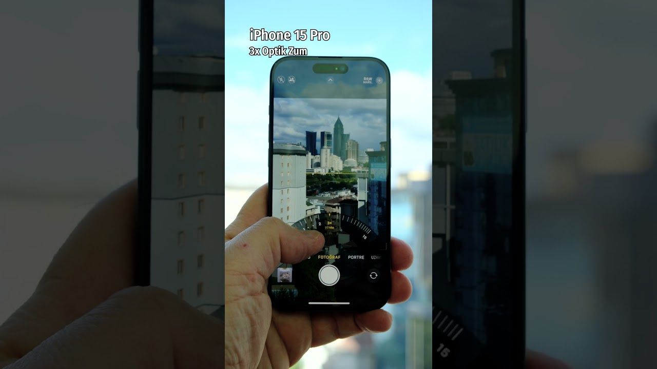 iPhone 16 Pro ve iPhone 15 Pro Zum Karşılaştırması! #shorts #iphone16pro #iphone