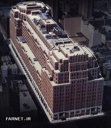 111 Eighth Avenue building aerial