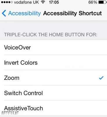 Accessibility-shortcut