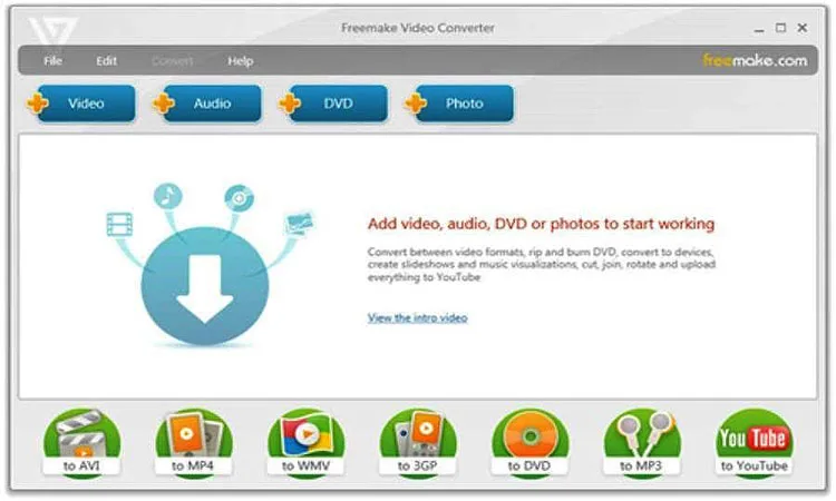 نرم افزار Freemake Video Converter