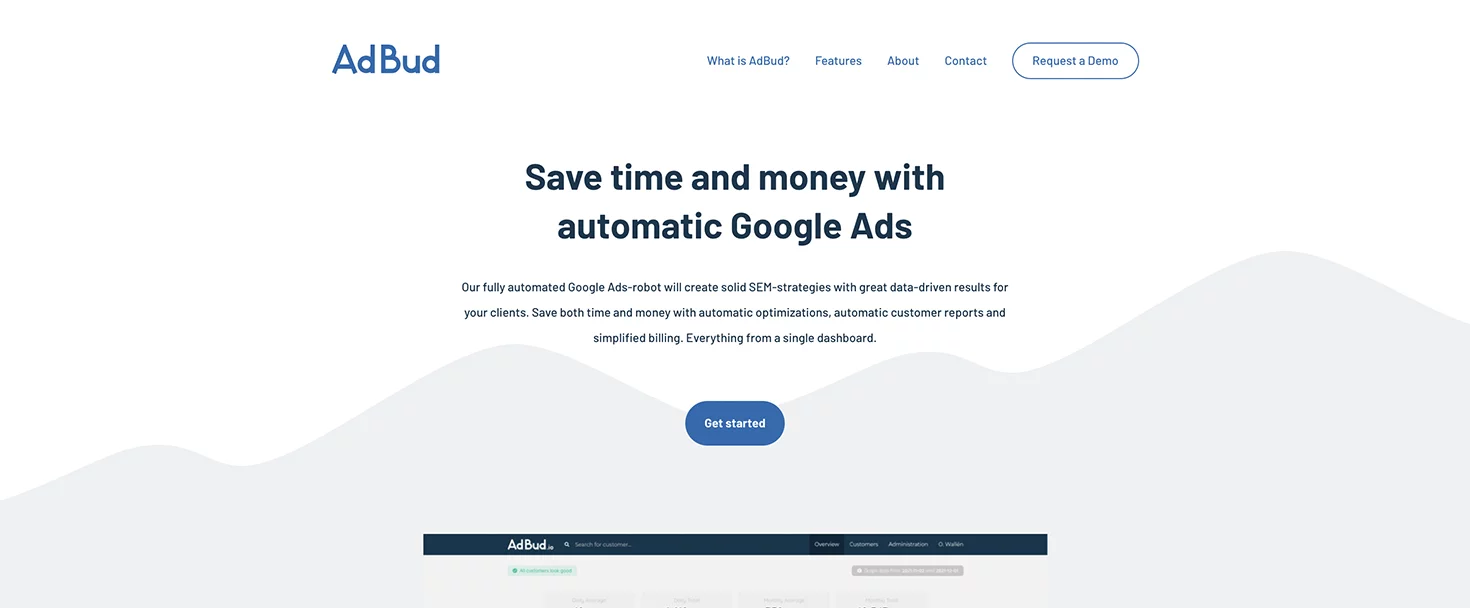 AdBud som erbjuder GoogleAds genom AI väljer vår webbyrå igen