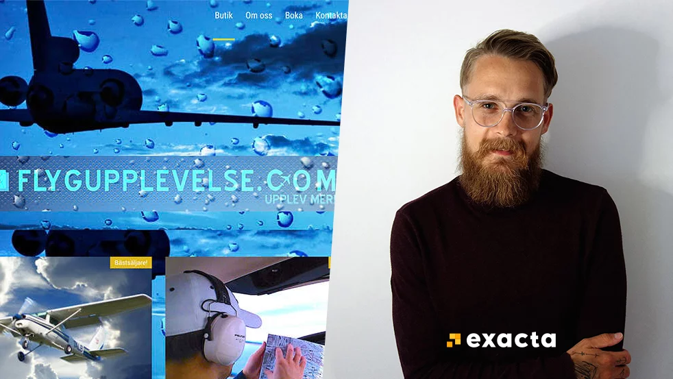 Exacta x Flygupplevelse