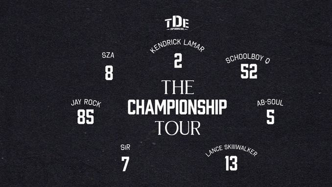Top Dawg Entertainment Championship Tour 2018