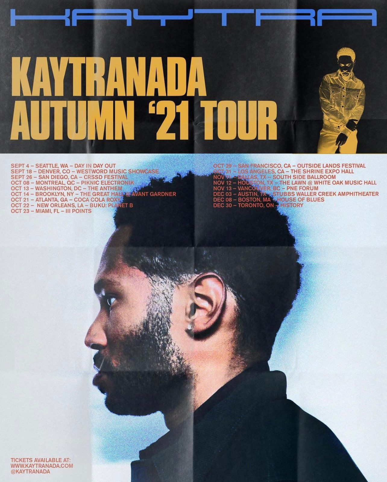 Kaytranada - Autumn '21 Tour @ Shrine Expo Hall
