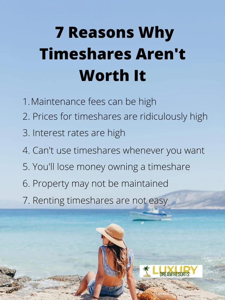 7 reasons timeshares aren't worth it infographic