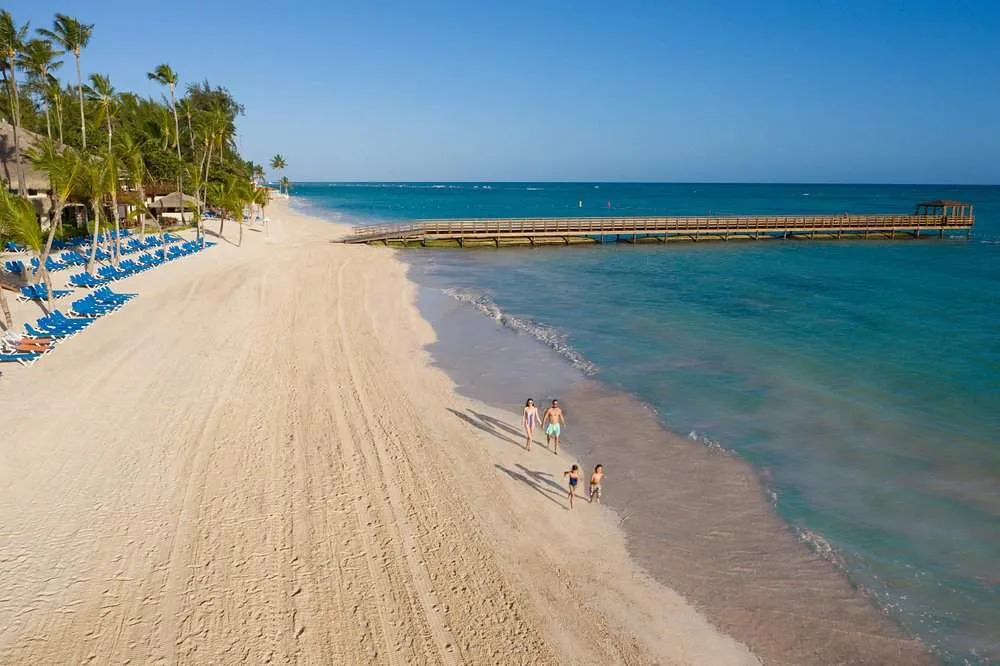 long clear clean beach