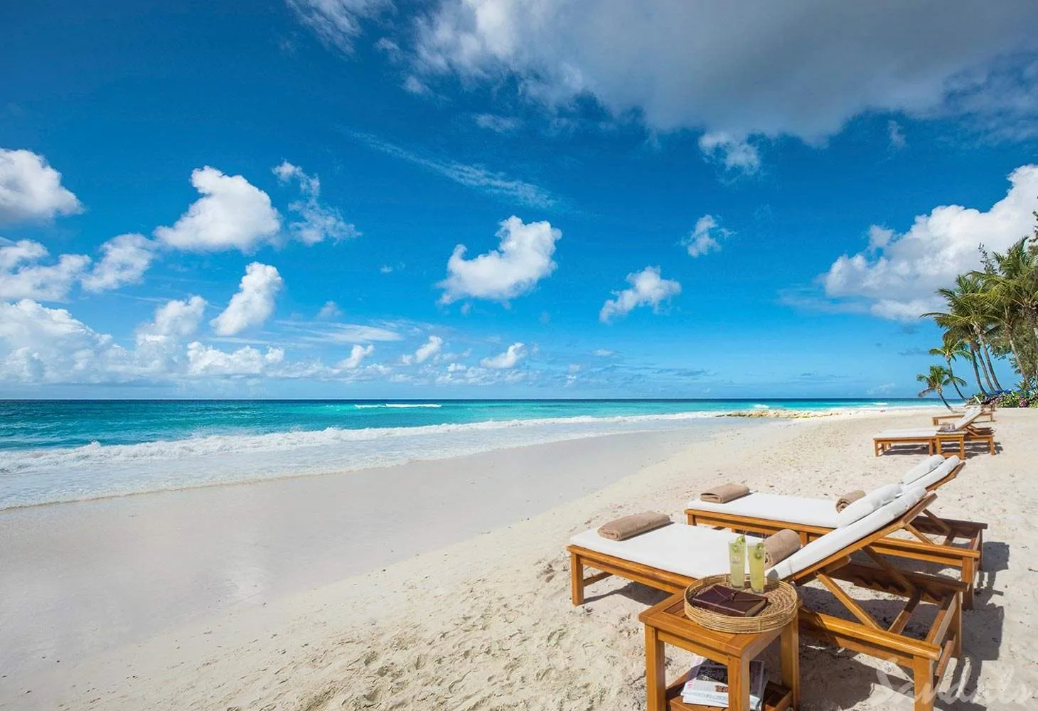 long white sand beach