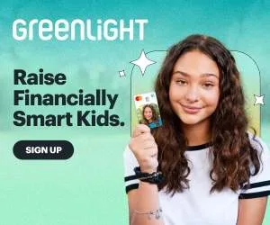 advertisement girl holding debit card