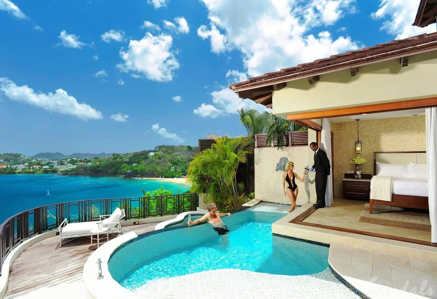 outdoor pool resort room