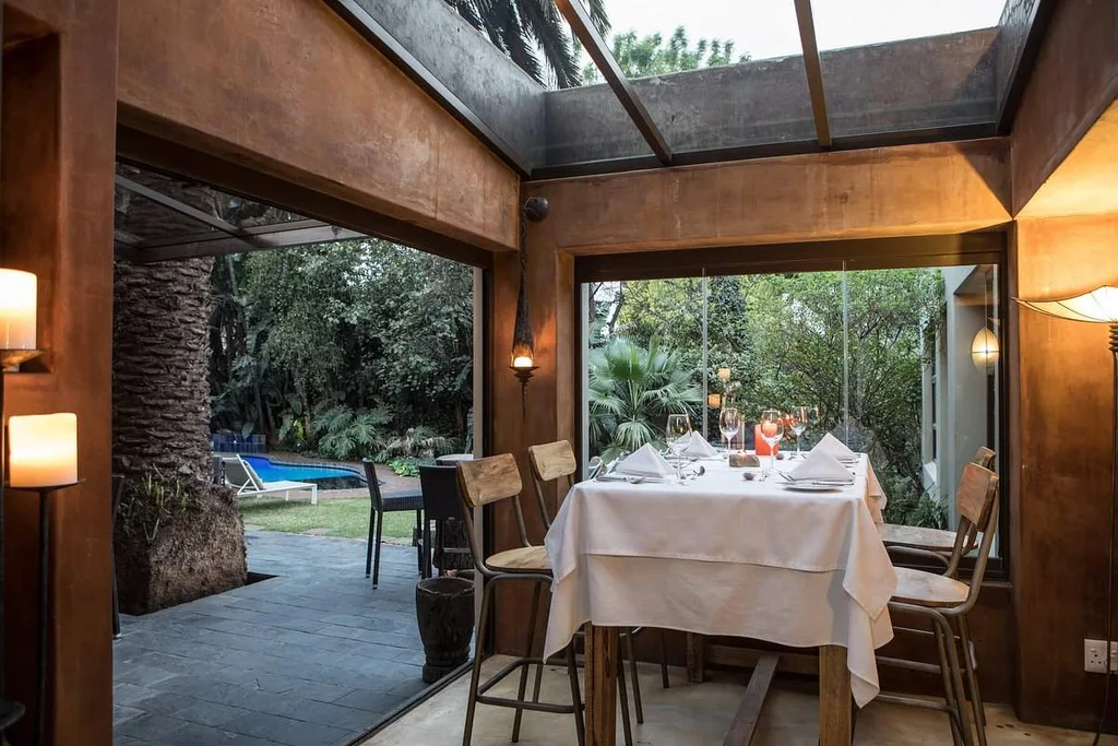 resort room with open windows