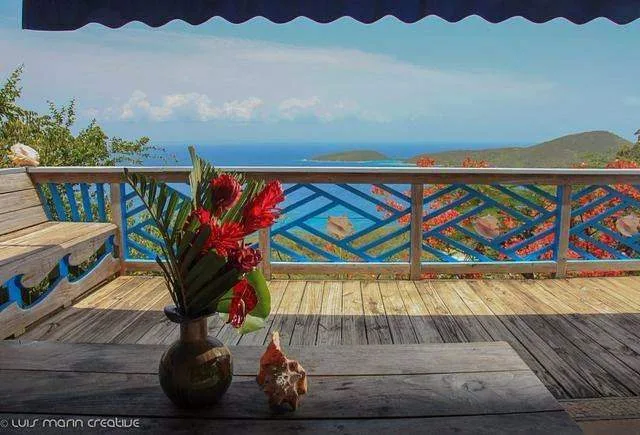 covered patio overlooking ocean