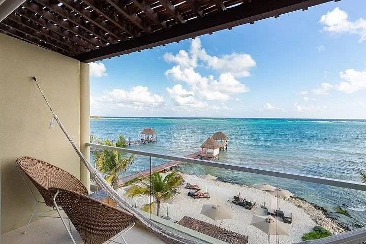 resort balcony overlooking ocean