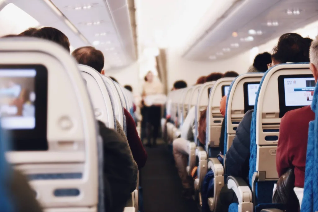airplane cabin seats