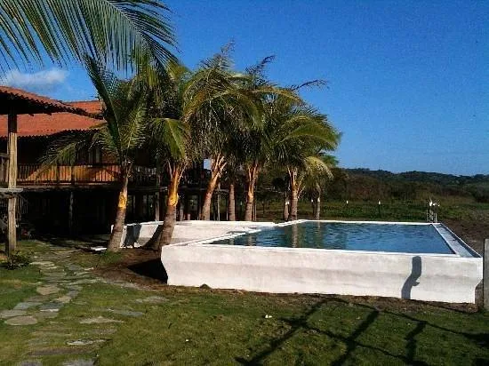 solitary square pool in front of trees