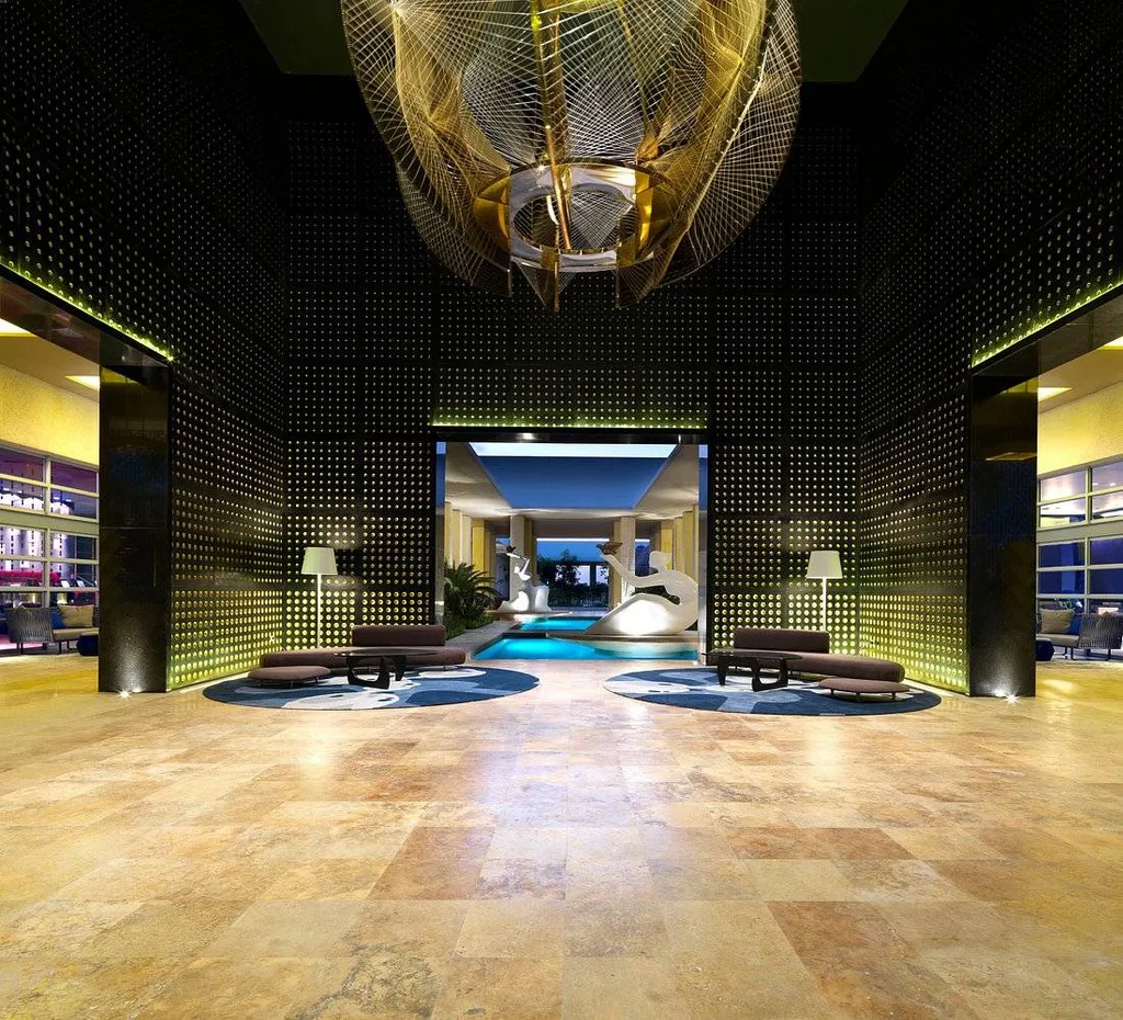 luxury resort lobby