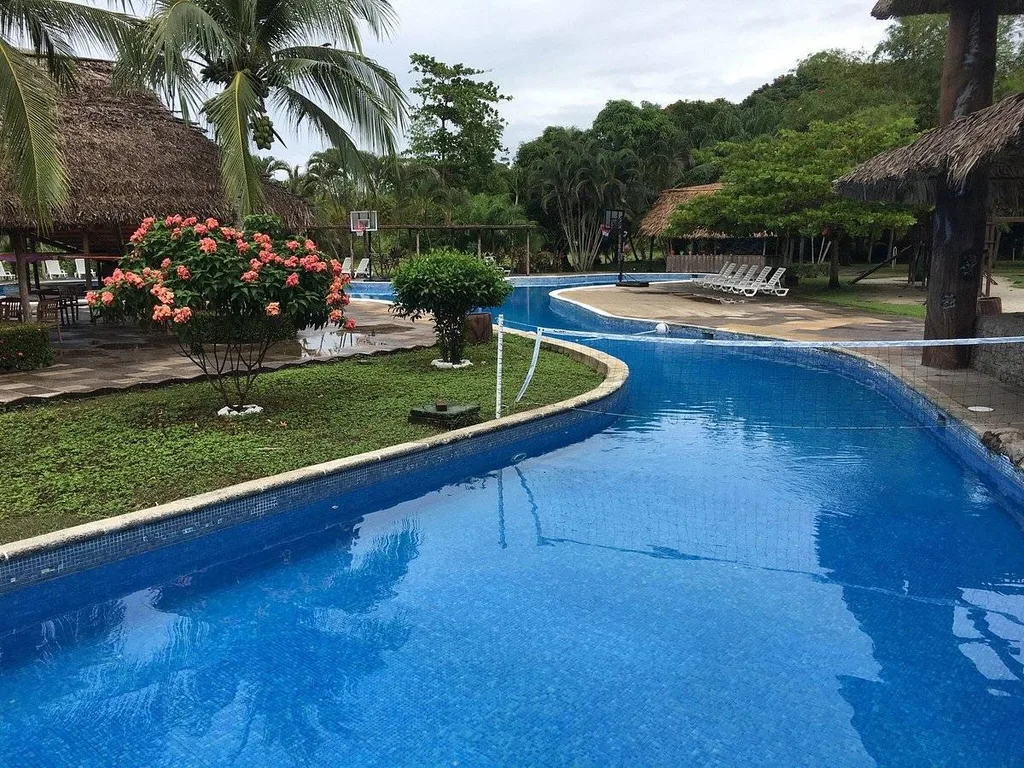 winding resort pool
